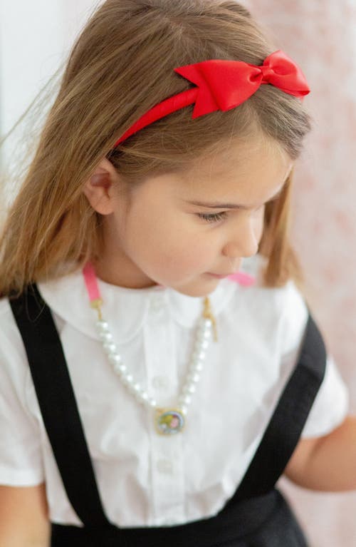 Bits & Bows Eloise Signature Bow Headband In Red