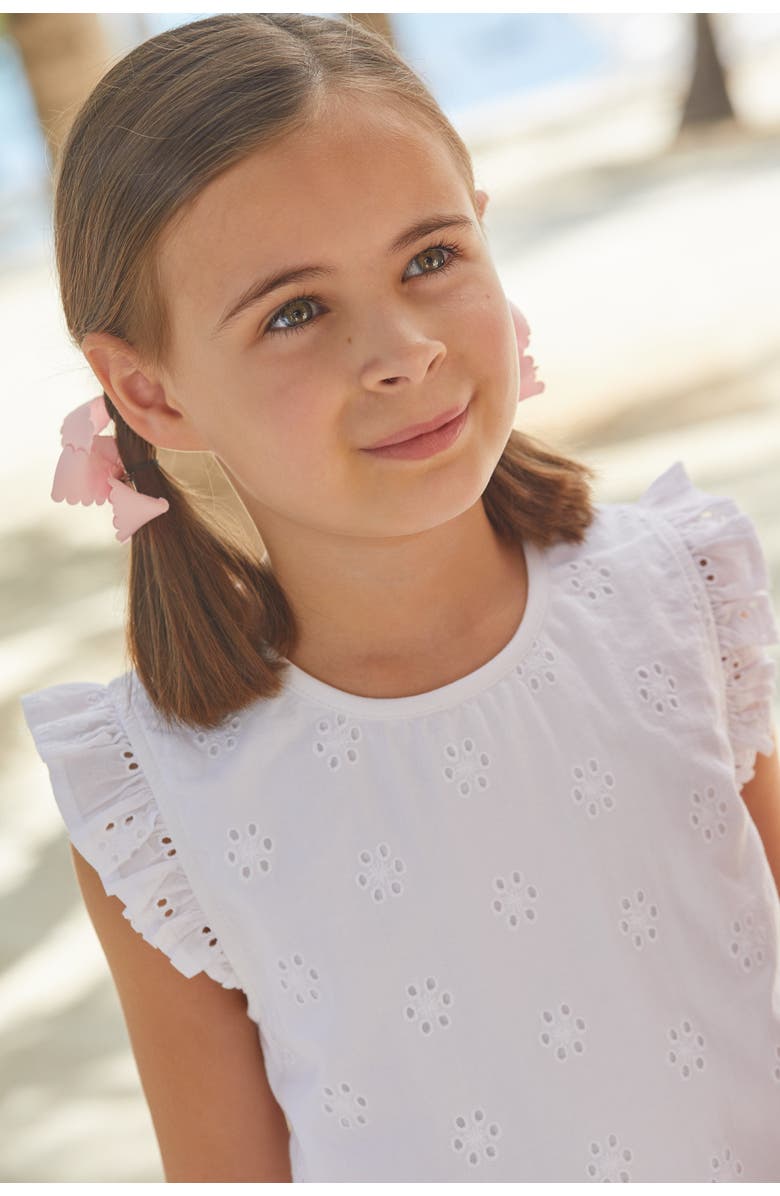 Little English Kids' Wilder Tank, Alternate, color, White Eyelet