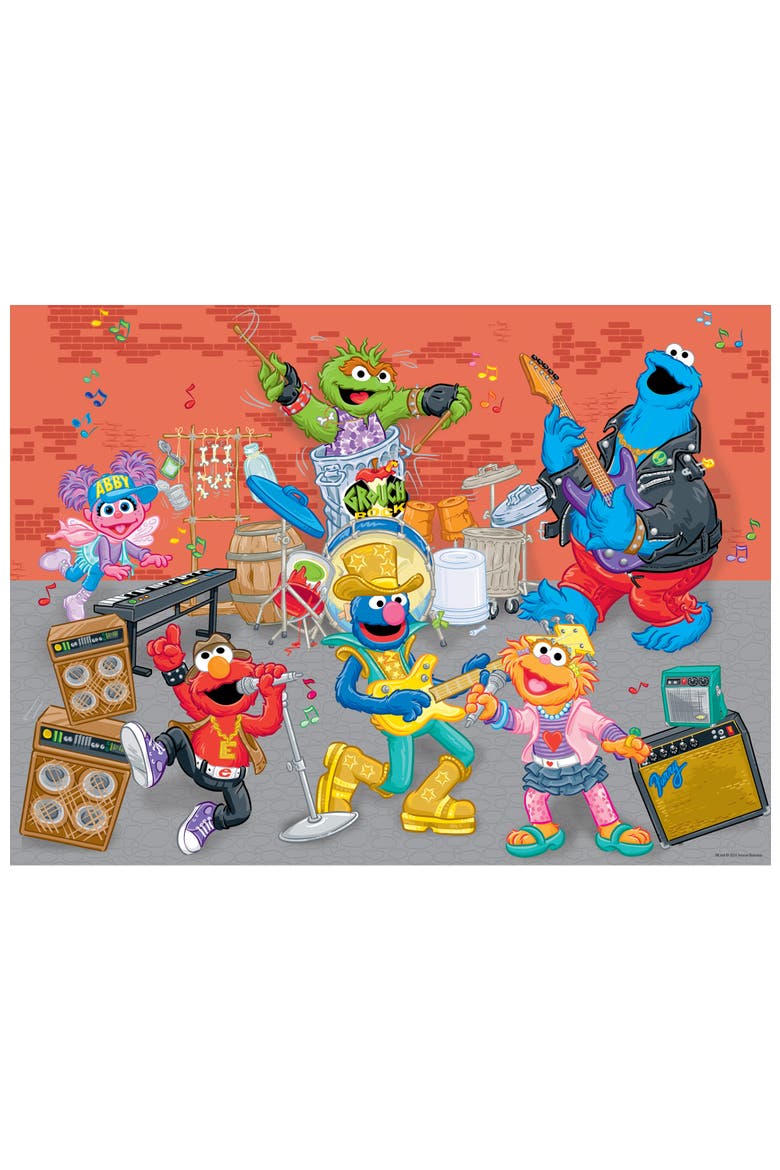 Sesame Street Rock Stars 48 Piece Puzzle, Alternate, color, Multicolor
