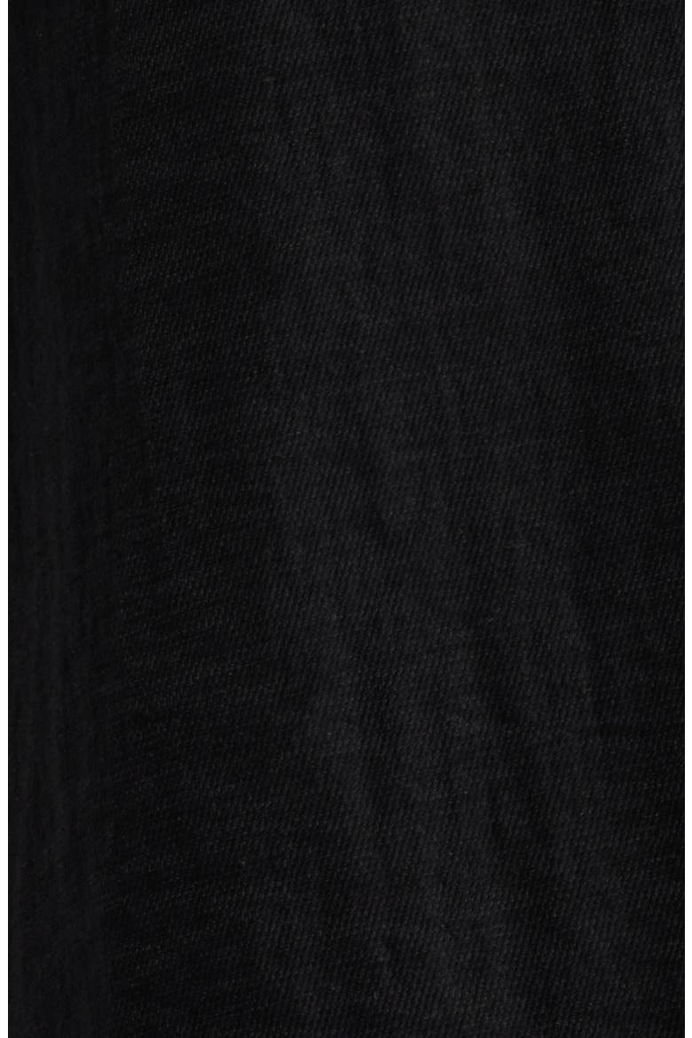 Boxy Short Sleeve Button-Up Shirt, Alternate, color, BLACK