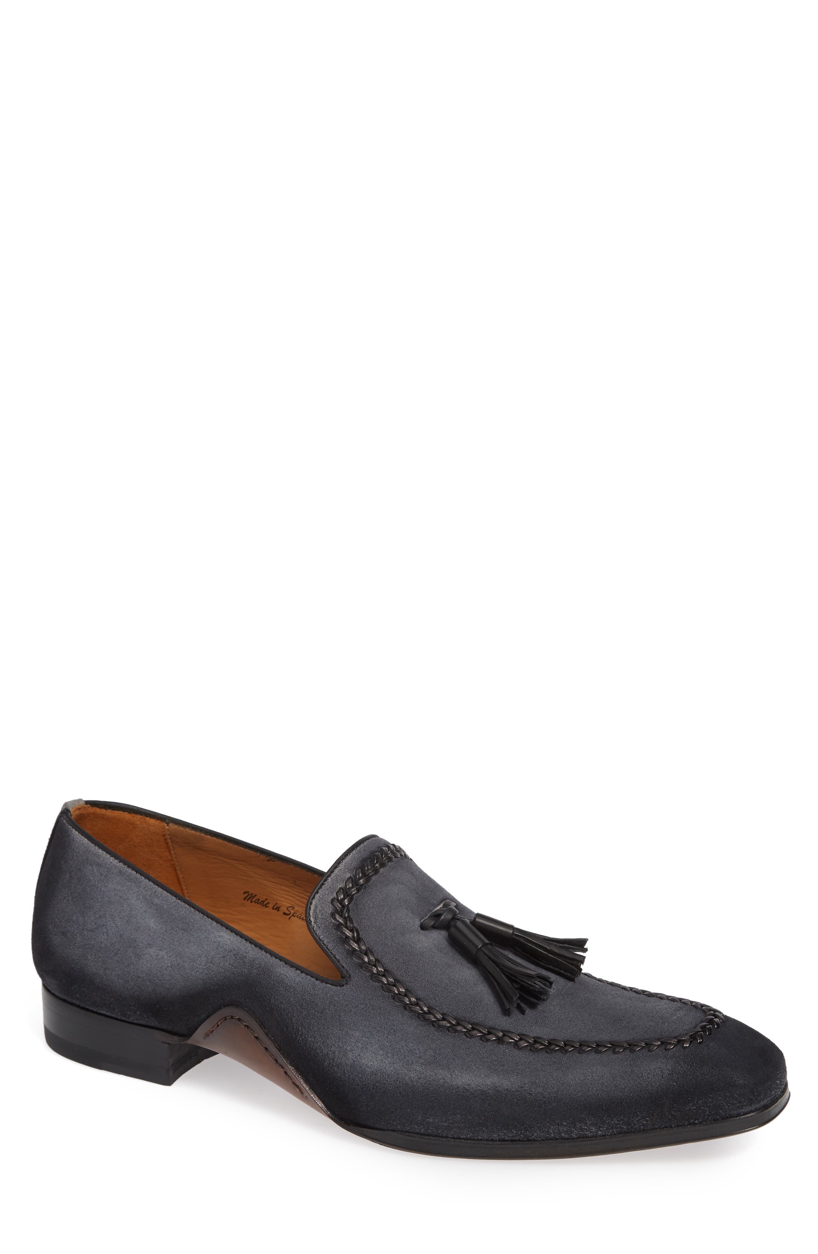 Mezlan Plazza Tasseled Venetian Loafer, Main, color, 