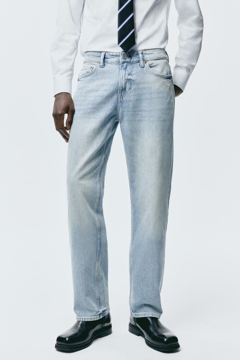 Regular Jeans, Alternate, color, Light denim blue