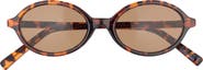Love Moschino 55mm Oval Sunglasses