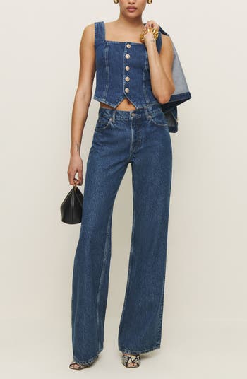 Bo Crop Denim Tank