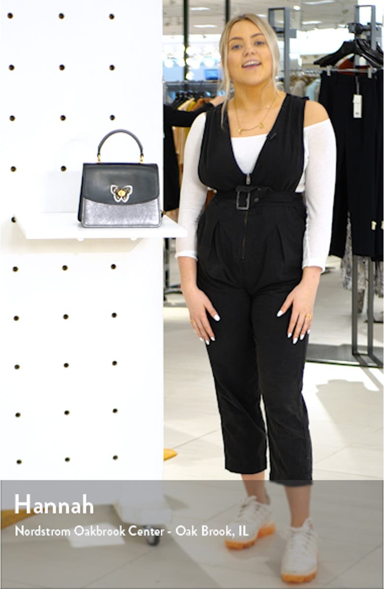 Parker Leather & Genuine Snakeskin Shoulder Bag, sales video thumbnail