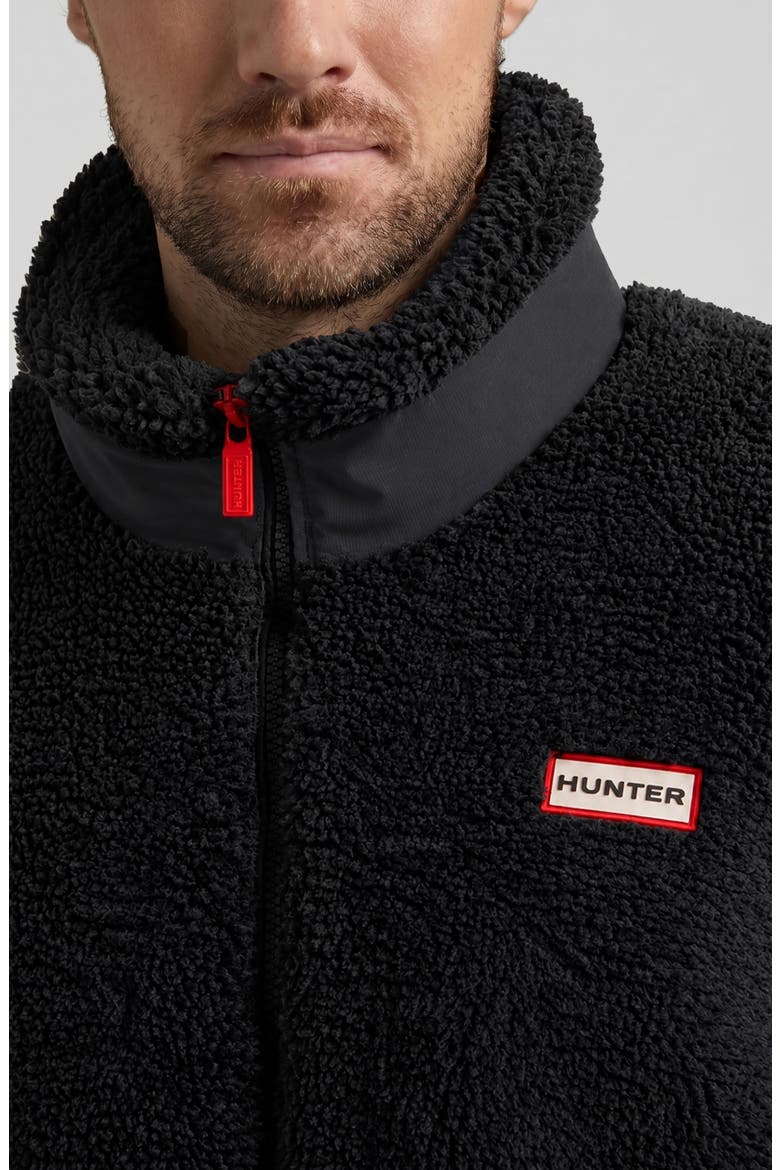 Aurthur Faux Shearling Jacket, Alternate, color, BLACK