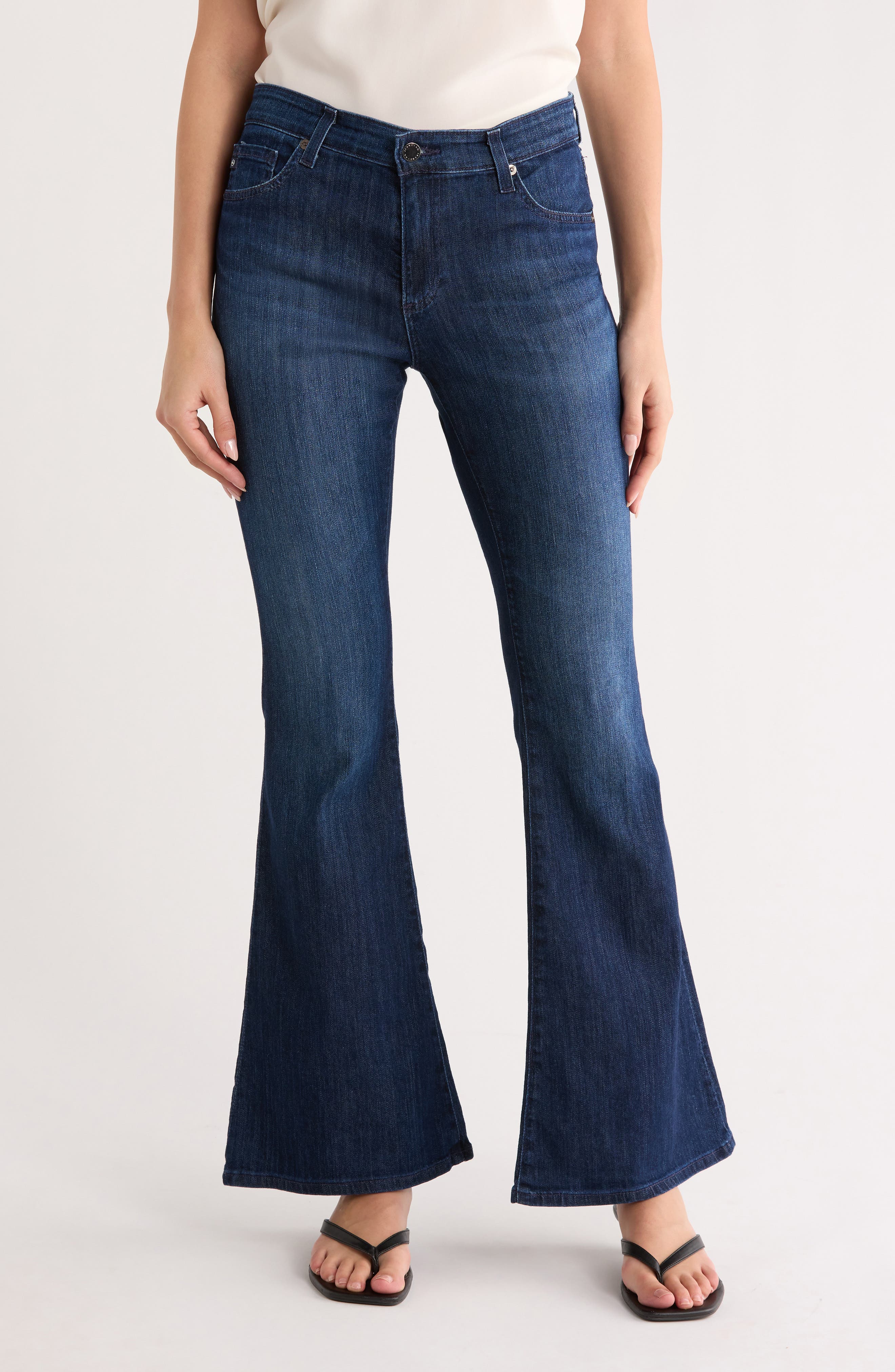 AG Angeline Mid Rise Flare Jeans