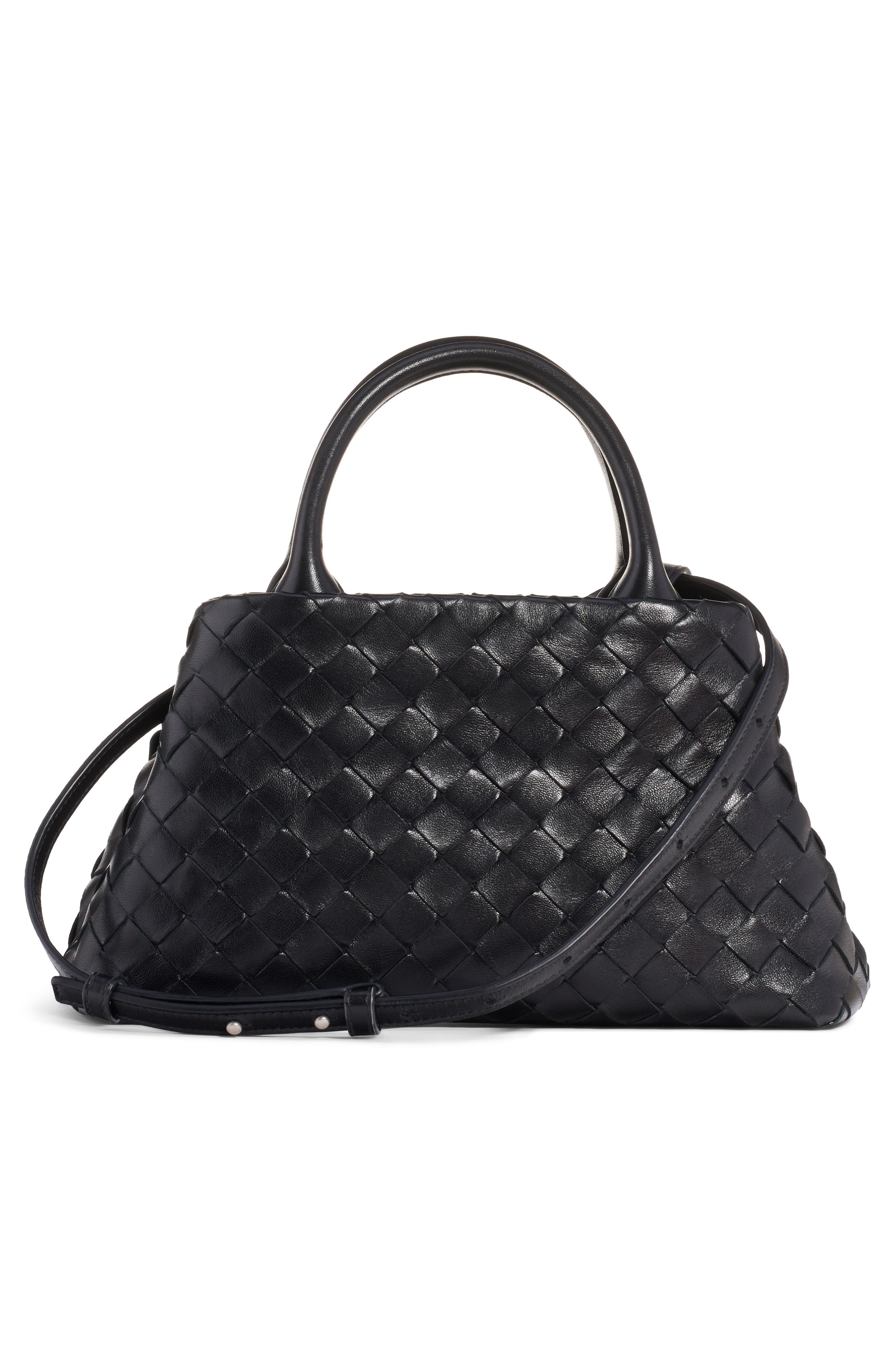 Bottega Veneta Mini Intrecciato Leather Double Handle Tote Bag, Alternate, color, 