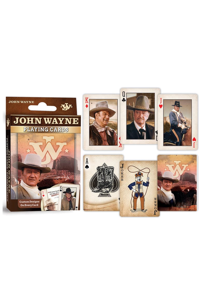 John Wayne Playing Cards, Alternate, color, Multicolor