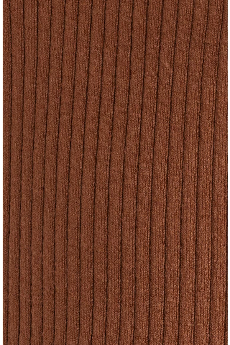 Vesta Rib Sleeveless Polo, Alternate, color, COGNAC