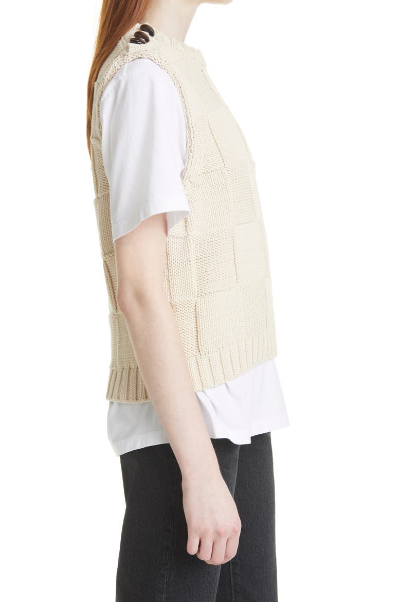 Intarsia Sweater Vest, Alternate, color, BRAZILIAN SAND