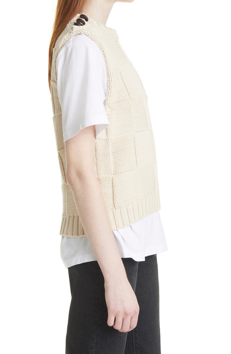 Ganni Intarsia Sweater Vest, Alternate, color,