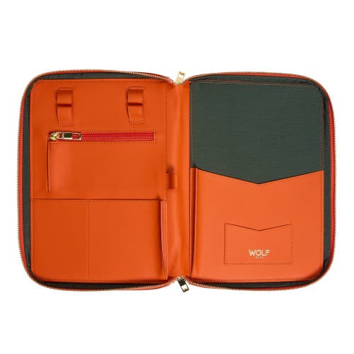 Wolf Signature Ipad Tech Case In Orange