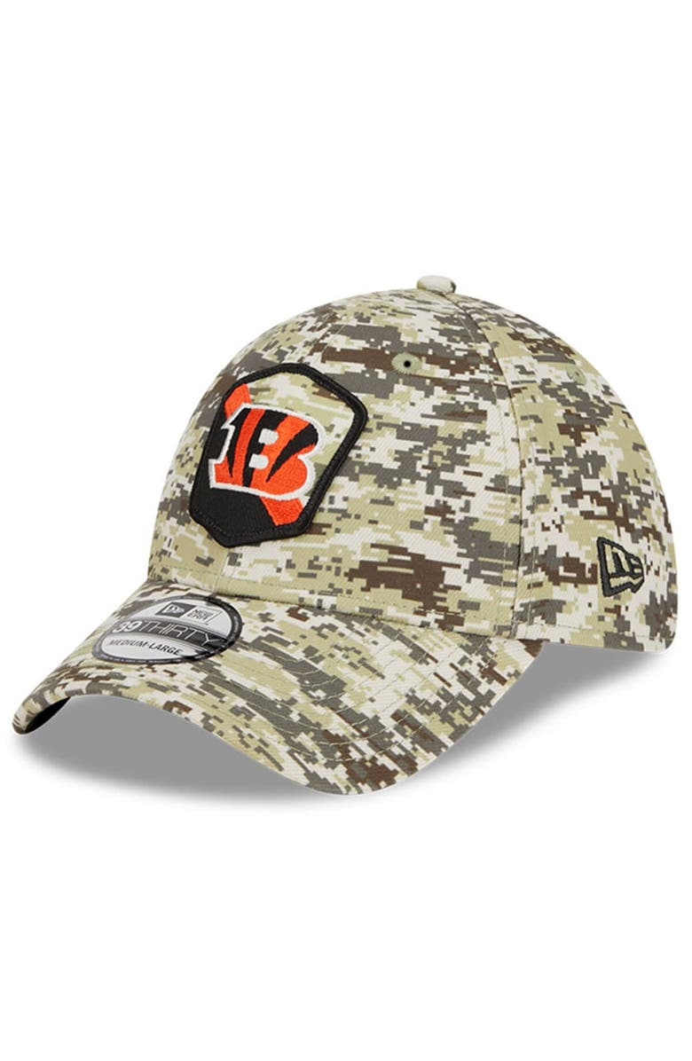 New Era Men's New Era  Camo Cincinnati Bengals 2023 Salute To Service 39THIRTY Flex Hat, Alternate, color, 