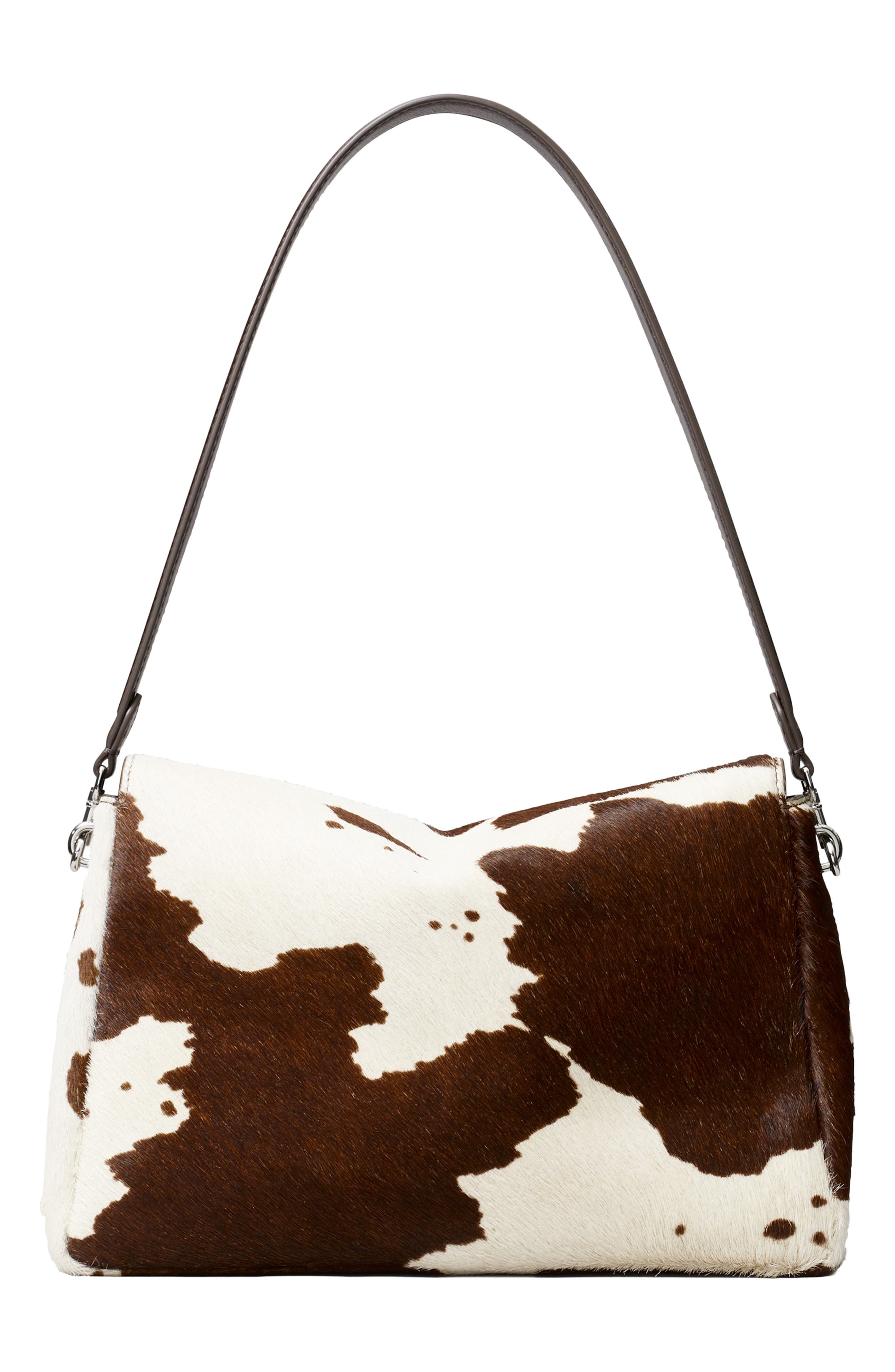 Charlie Genuine Calf Hair Shoulder Bag, Alternate, color, MOCHA BROWN / SHEA BUTTER