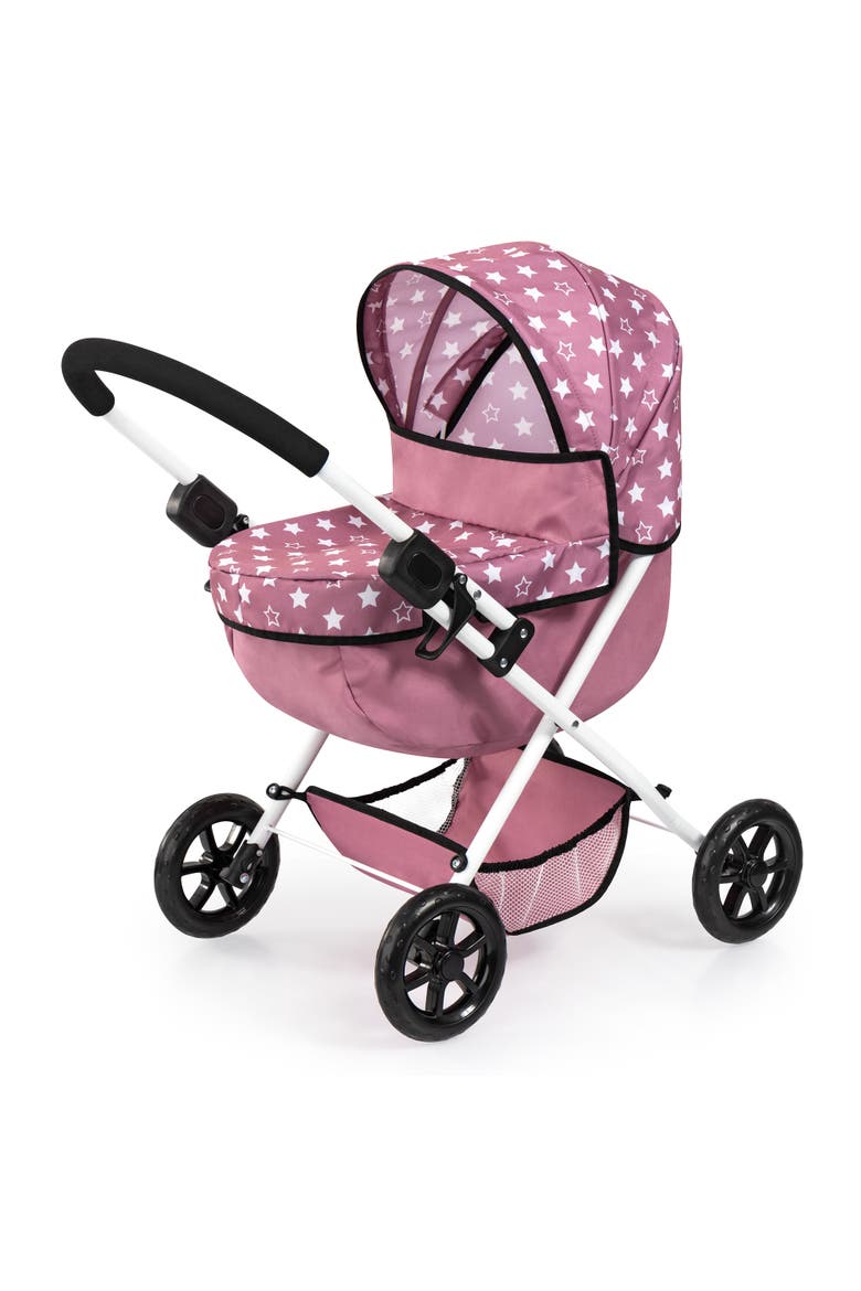 Cozy 3Piece Set Pram, Highchair & Bag For Dolls Up To 18 Inches, Alternate, color, Multicolored