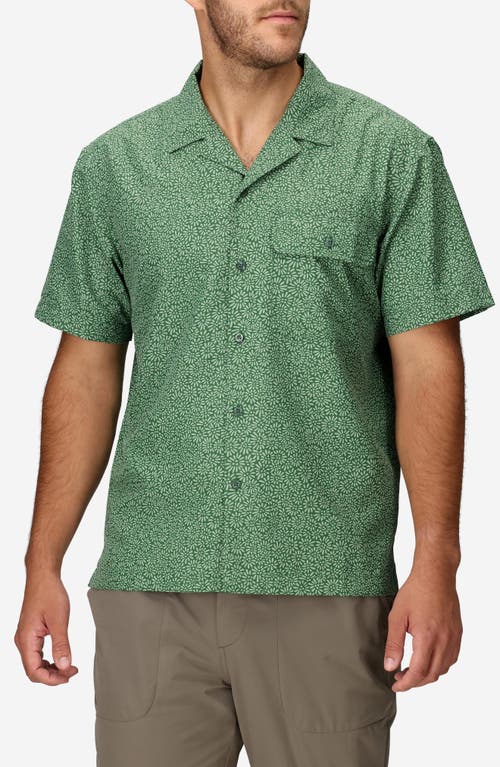 Marmot AirExchange SolarShield UPF Camp Shirt in Juniper Green Mini Bloom  product