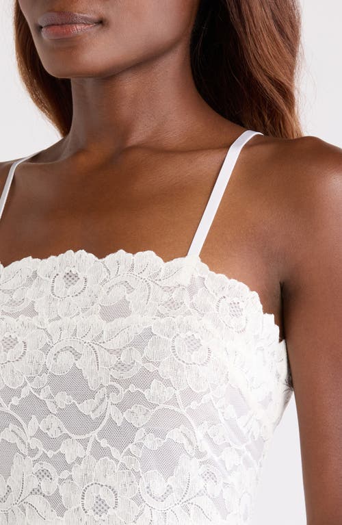 Natori Peony Lace Chemise In White