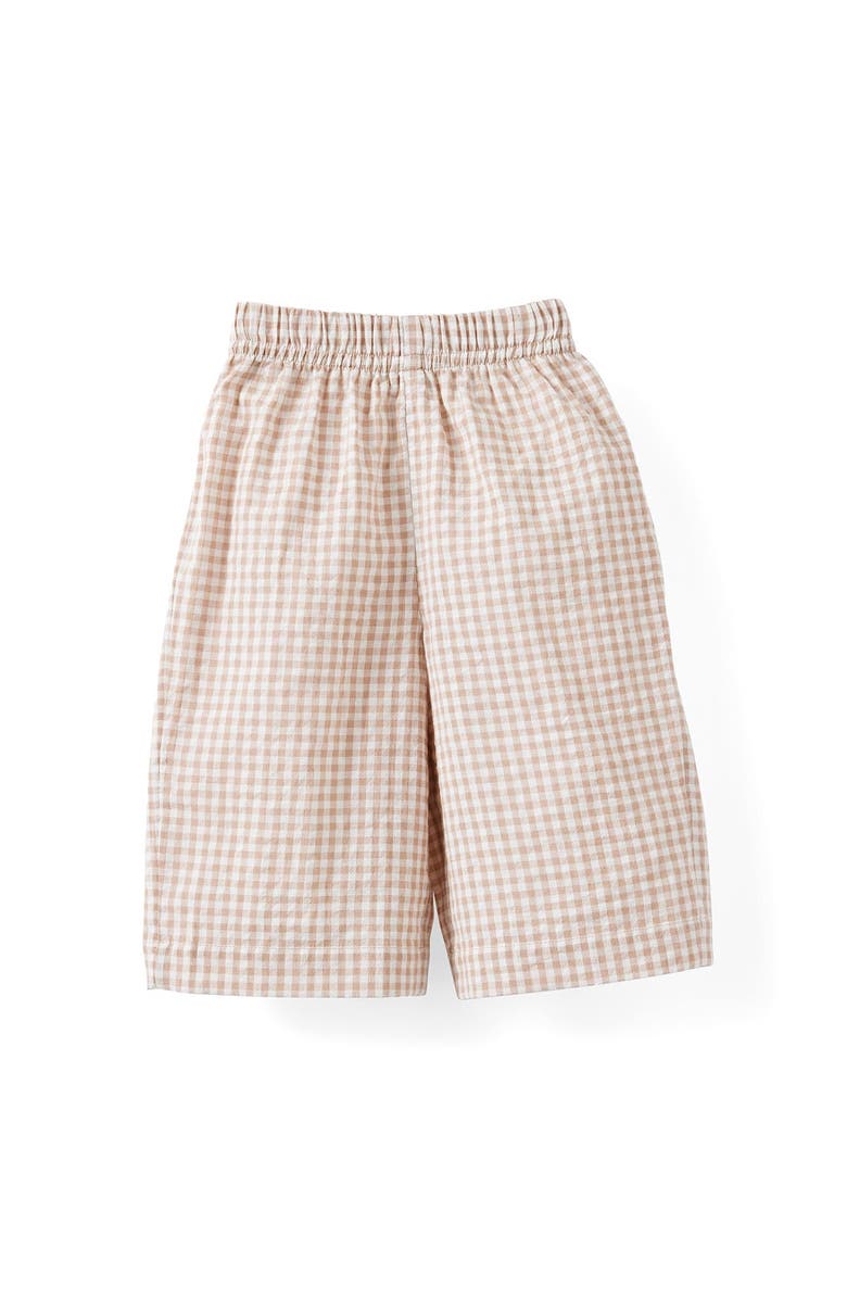 Cotton On Kids Issy Summer Pant, Main, color, Oatmilk Gingham