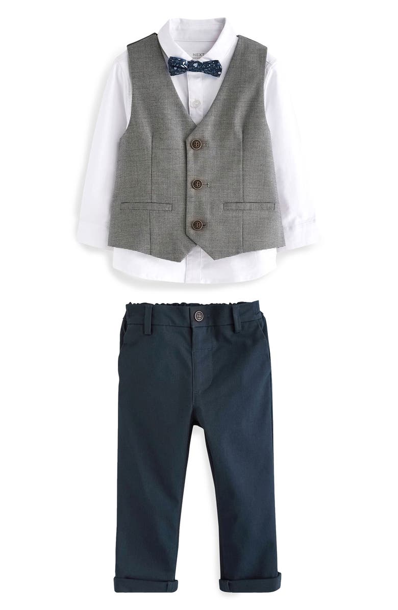 NEXT Kids' Button-Up Shirt, Vest, Bow Tie & Pants Set, Main, color,
