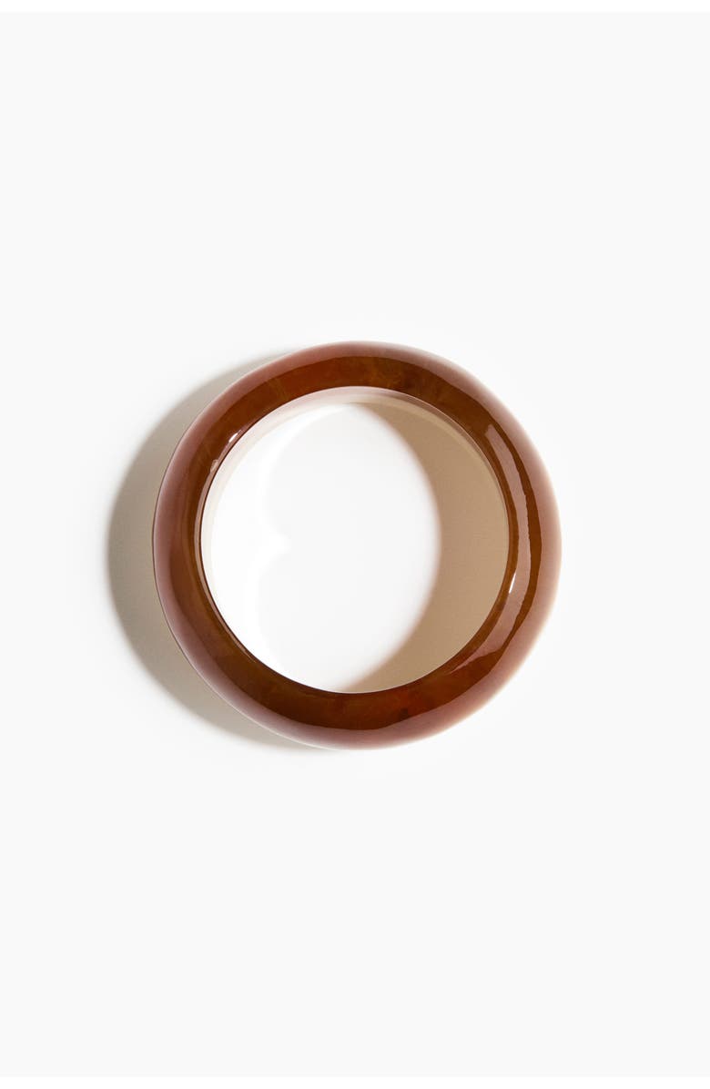 H&M Two-tone Bangle, Alternate, color, Dark Beige/White