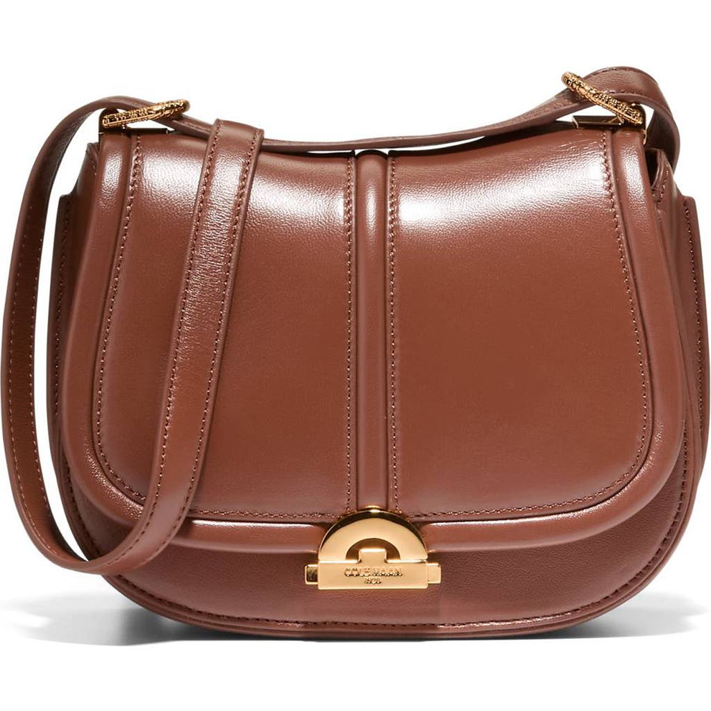 Cole Haan Women's Celenea Saddle Bag - Beige In Dark Cuoio