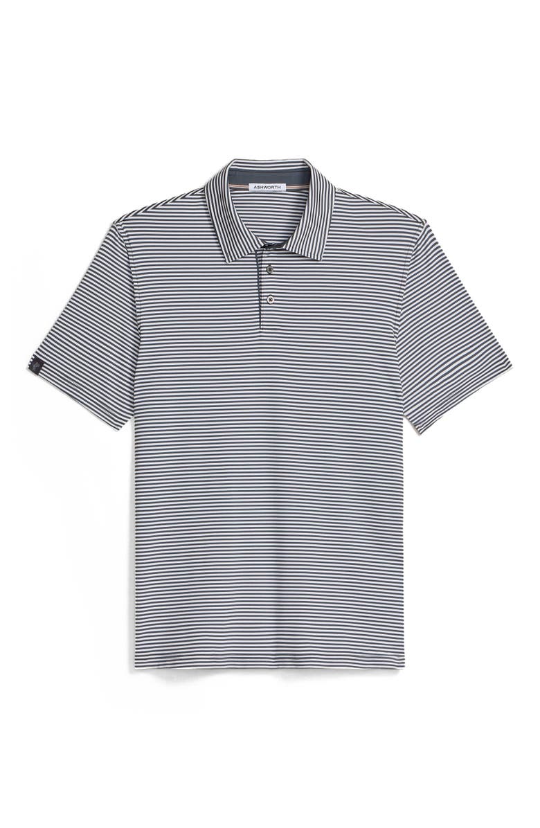 ASHWORTH GOLF Fairway Polo, Main, color, Asphalt/Stone Grey