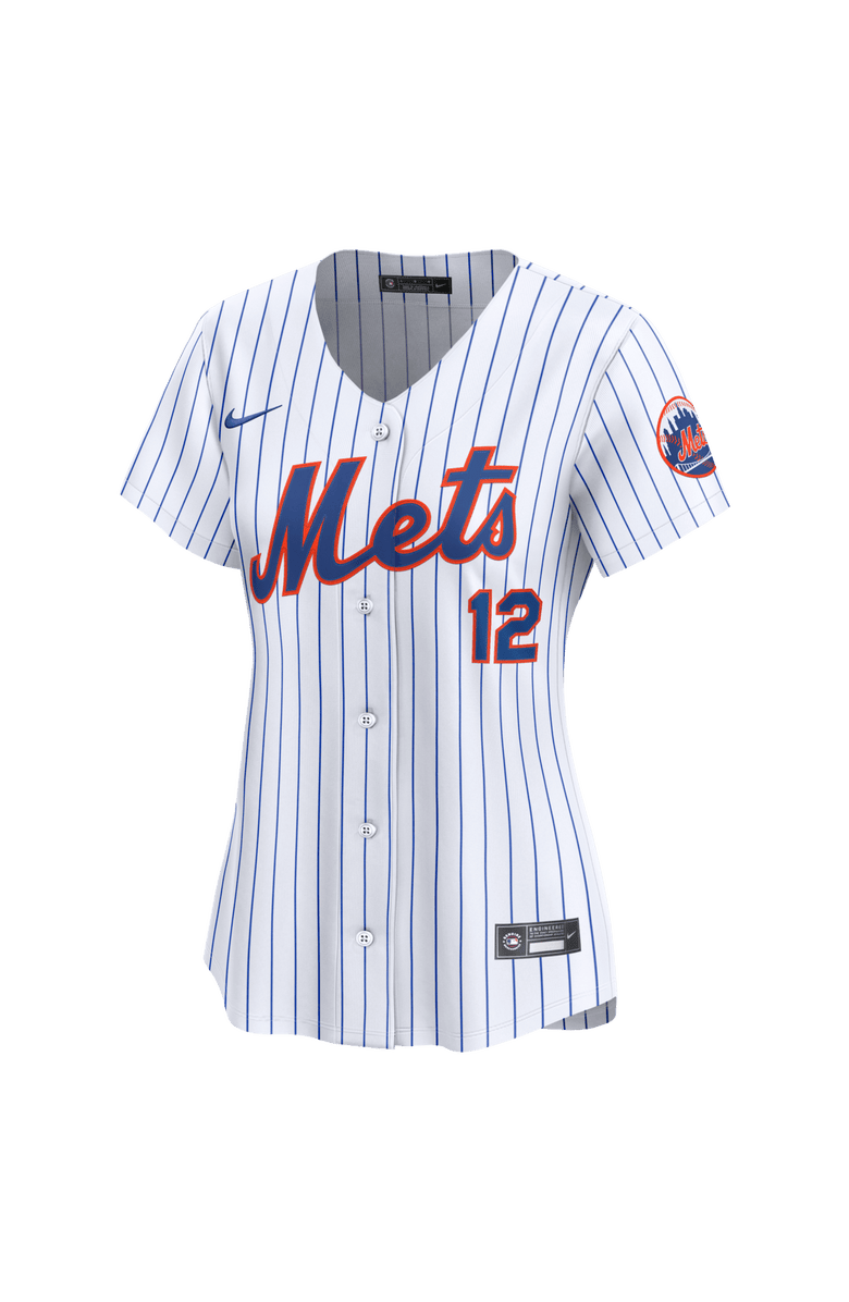 Nike Women's Nike Francisco Lindor White New York Mets Home Limited Jersey, Alternate, color, White