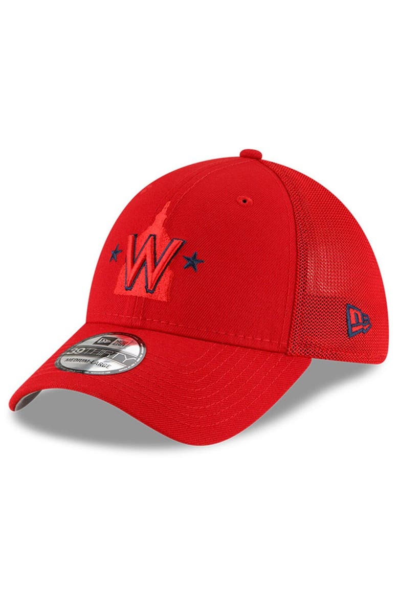 Men's New Era  Red Washington Nationals 2023 Batting Practice 39THIRTY Flex Hat, Main, color, Red