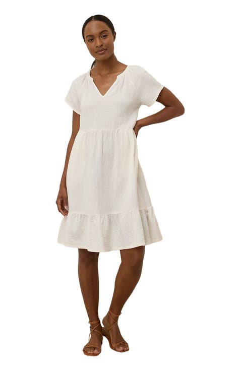 Organic Cotton Coastal Double Gauze Breezy Dress