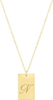 Set & Stones Stella Initial Necklace