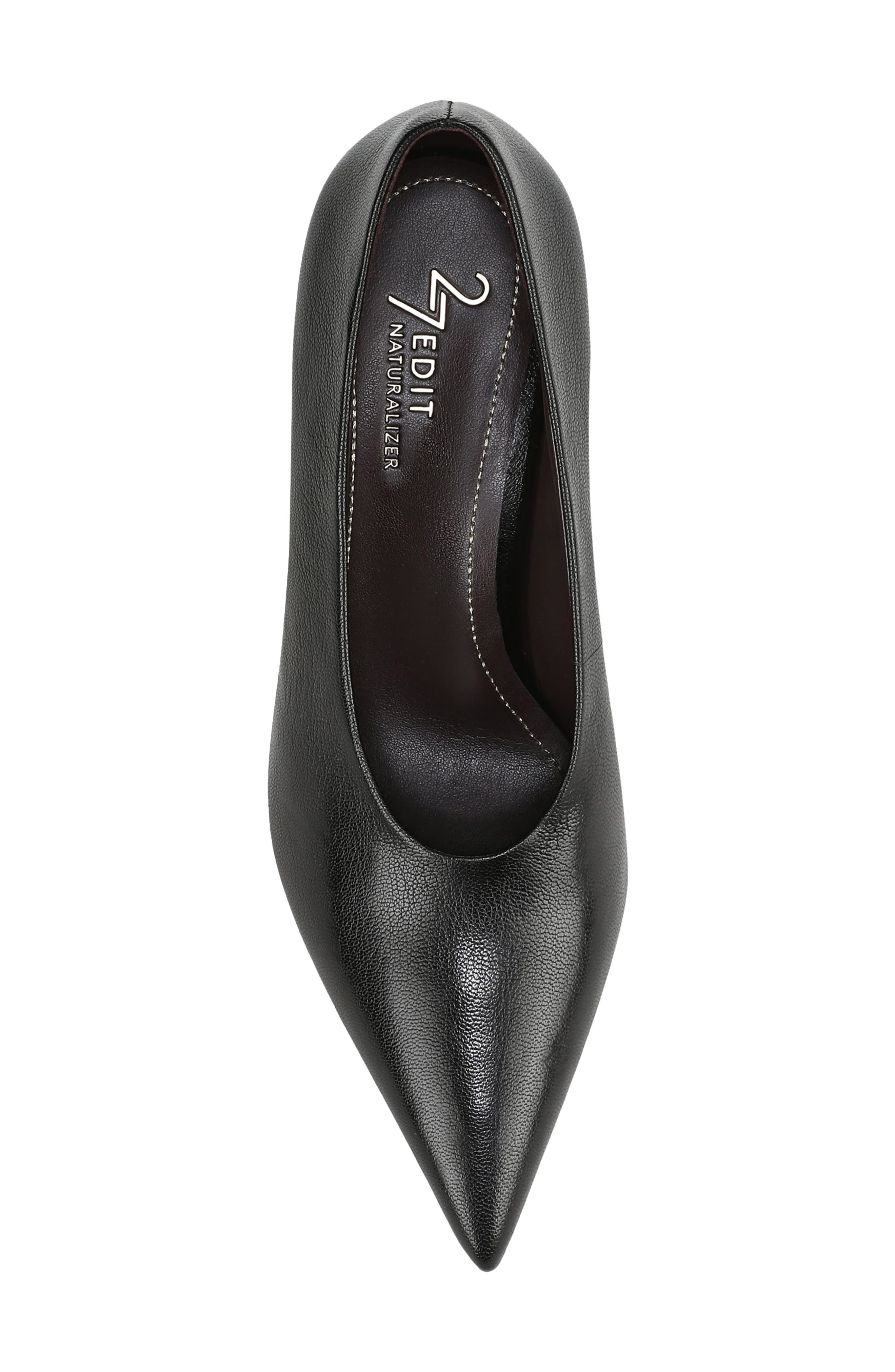 27 EDIT Naturalizer Emery Pointed Toe Pump, Alternate, color, Black