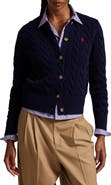 Polo Ralph Lauren Cable Knit Wool & Cashmere Cardigan