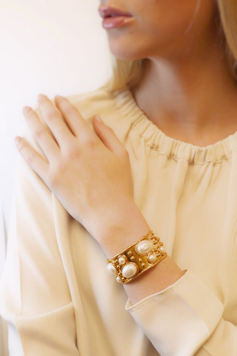 Byzantine Cuff, Alternate, color, WHITE