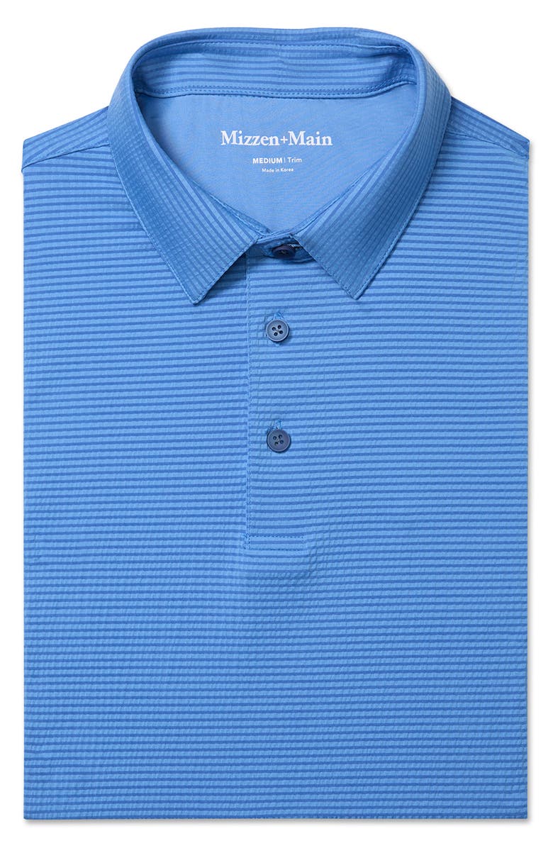 Mizzen+Main Copa Trim Fit Performance Polo, Alternate, color, Skyline Blue