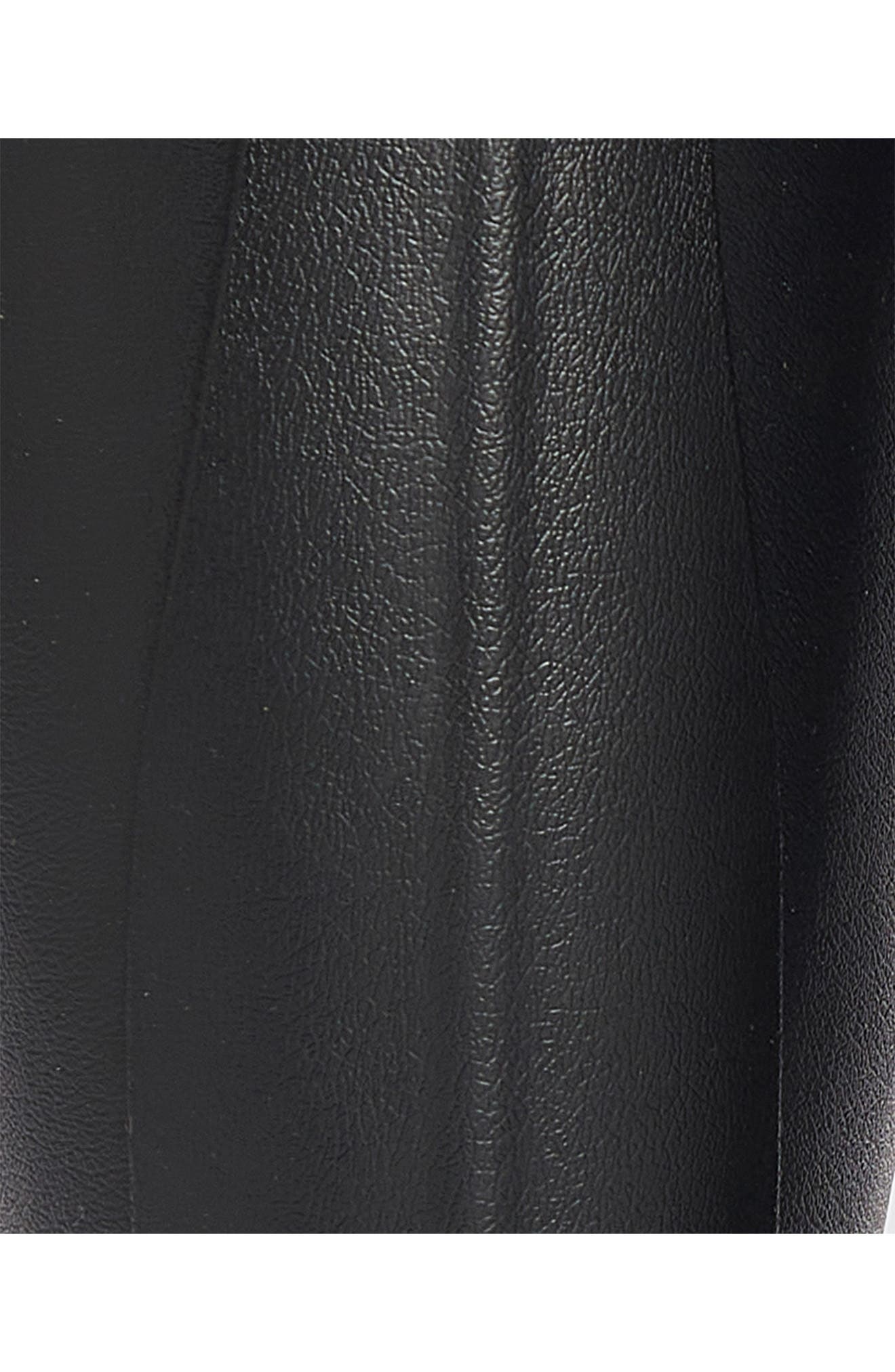 Tempest Waterproof Knee High Welly Boot, Alternate, color, BLACK