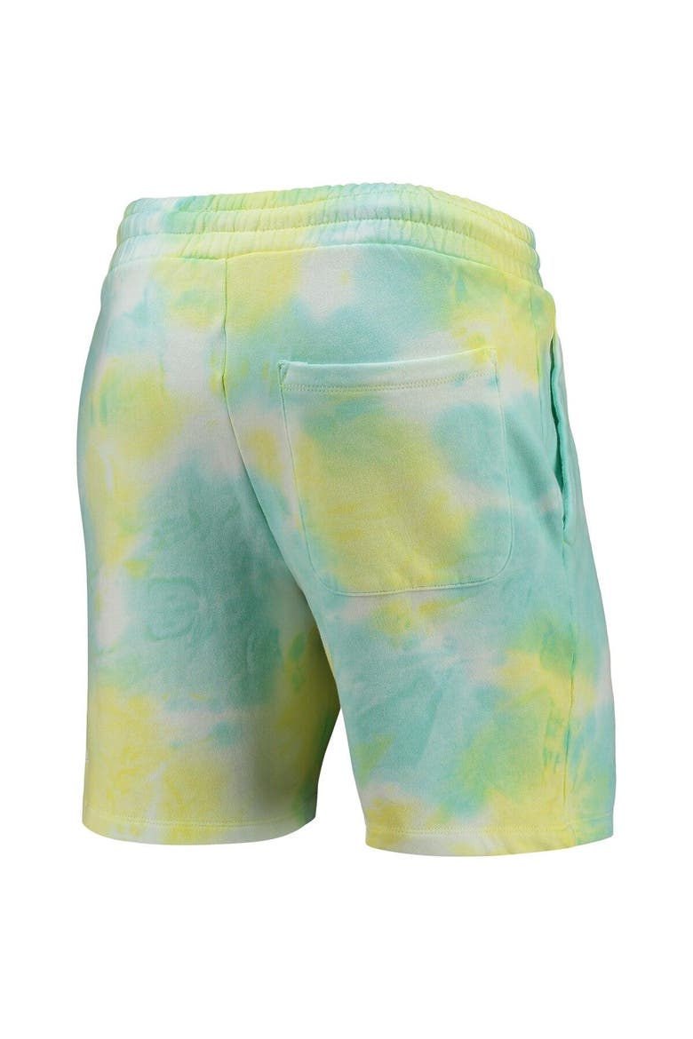 Men's New Era White Miami Dolphins Tie-Dye Shorts, Alternate, color, White