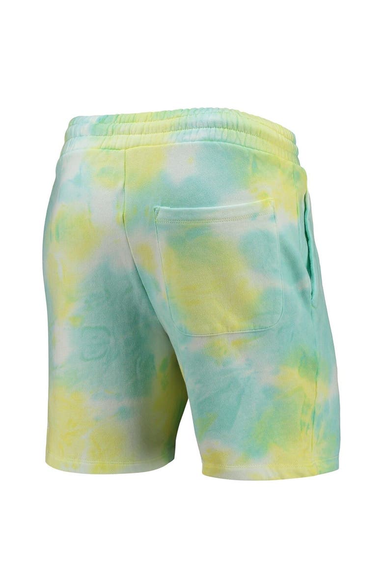 New Era Men's New Era White Miami Dolphins Tie-Dye Shorts, Alternate, color, White