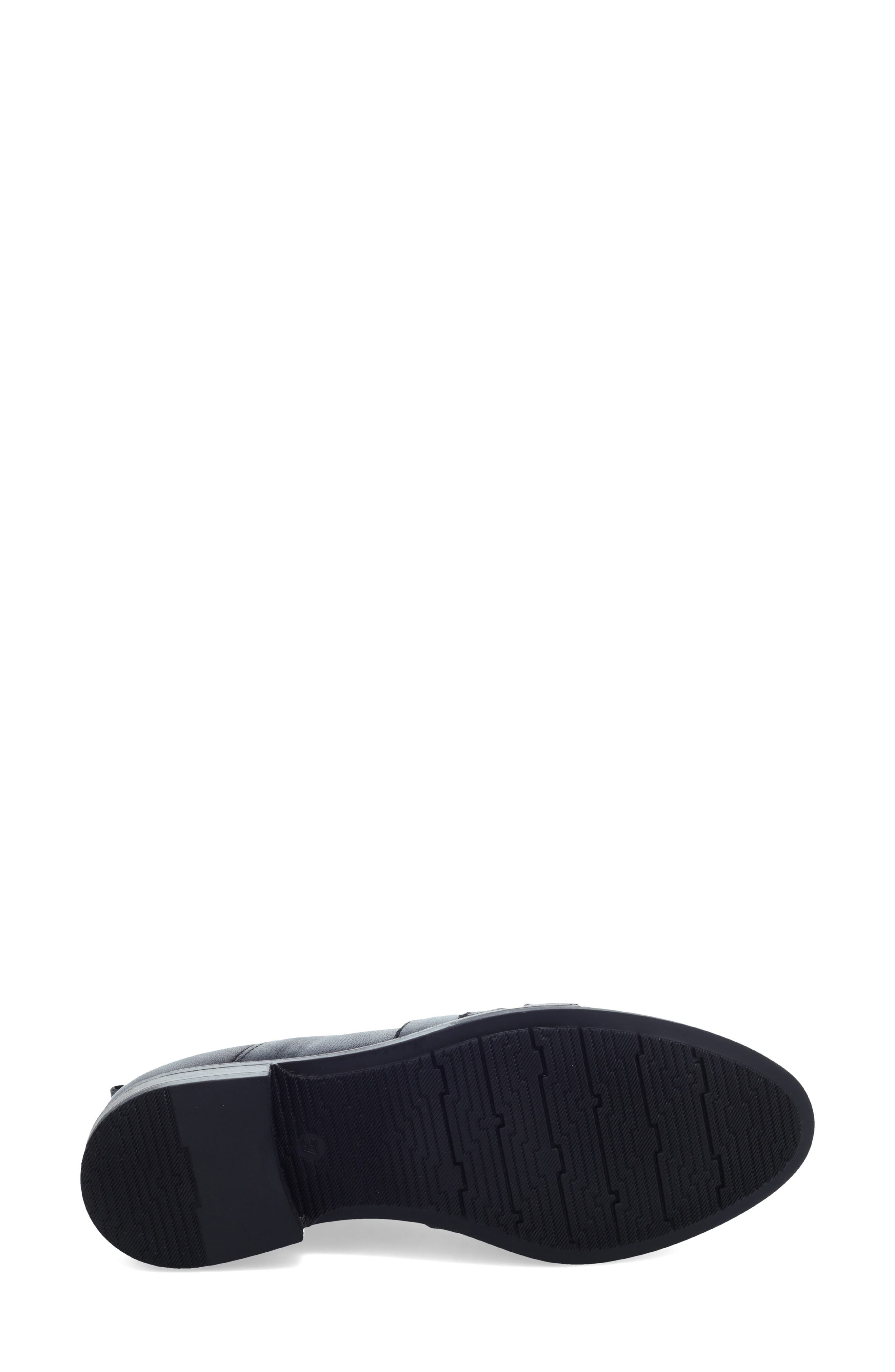 Studded Slip-On, Alternate, color, BLACK LEATHER