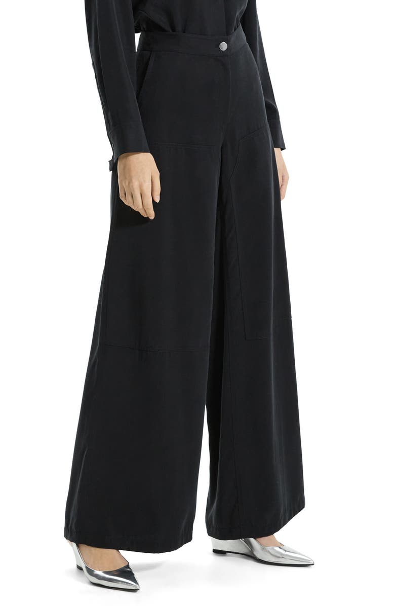 Theory Wide Leg Cargo Pants, Alternate, color,