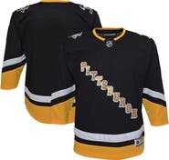 Outerstuff Youth Black Pittsburgh Penguins 2021/22 Alternate Premier Jersey