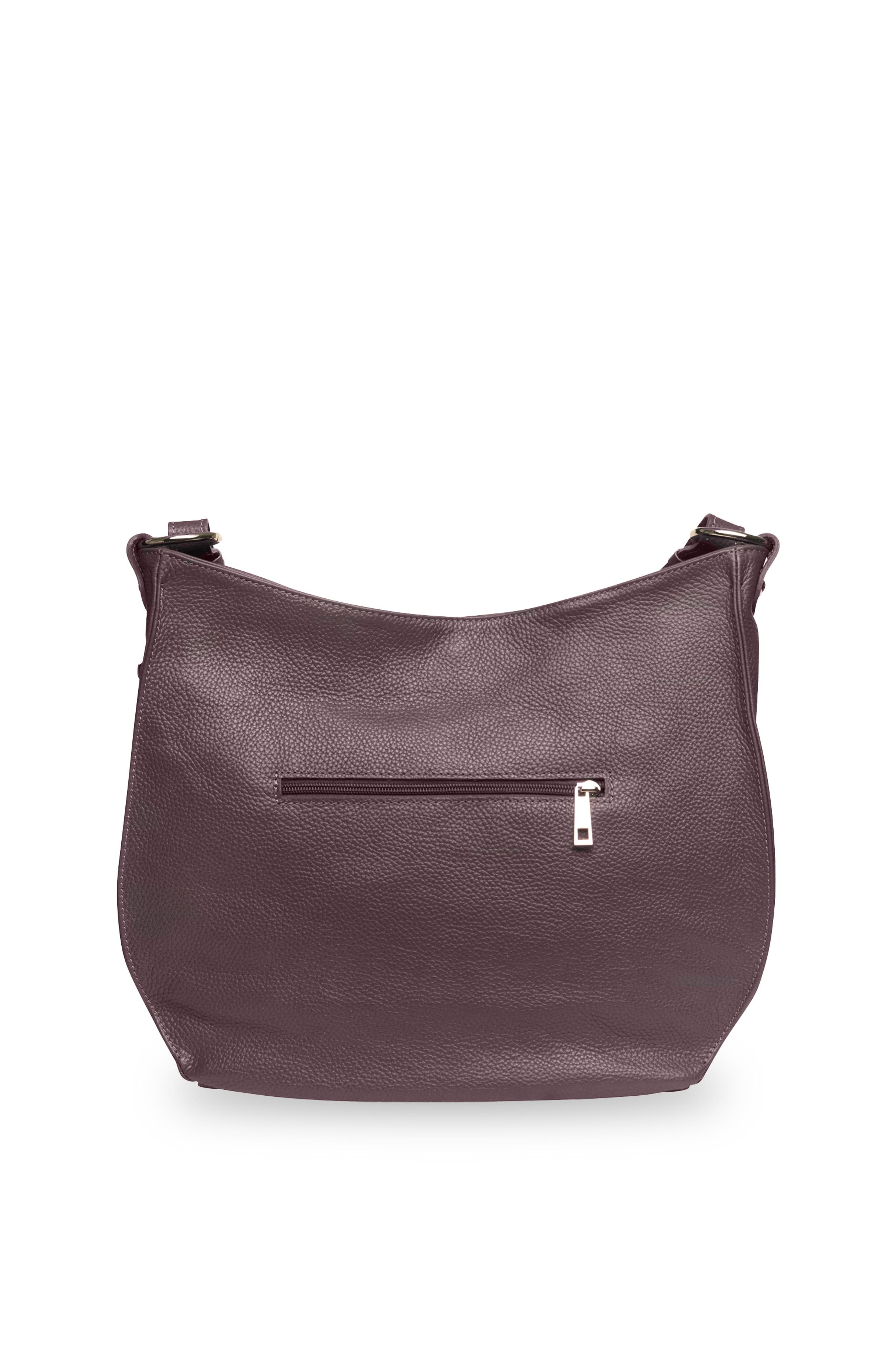 The Harriet Leather Bag, Alternate, color, Burgundy
