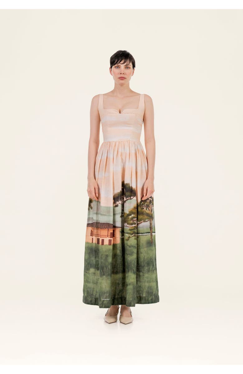 Agua by Agua Bendita Jaspe Paraiso Maxi Dress, Alternate, color, Multicolor