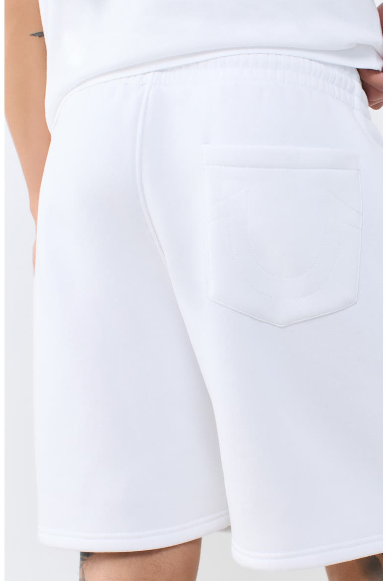 Balloon Graphic Fleece Shorts, Alternate, color, OPTIC WHITE