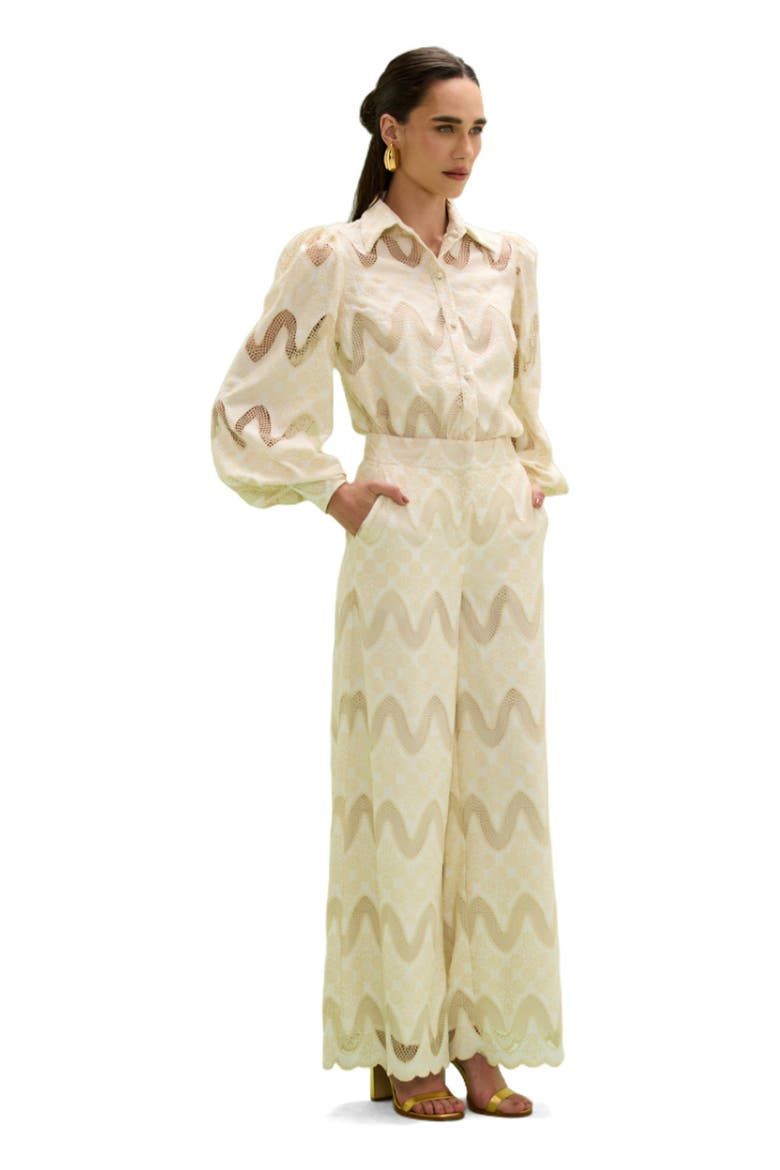 Bertha Lace Pants, Alternate, color, OFF WHITE