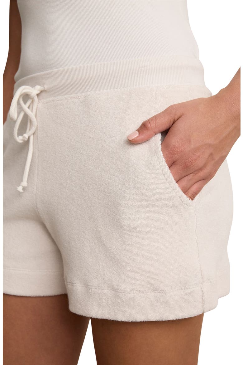 Peyton Cotton Terry Shorts, Alternate, color, BONE TAN