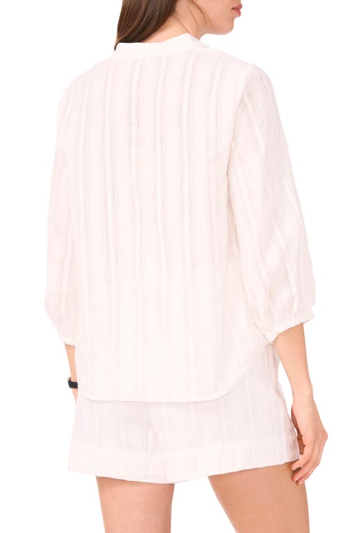 Halogenr Halogen(r) Cotton Button-up Top