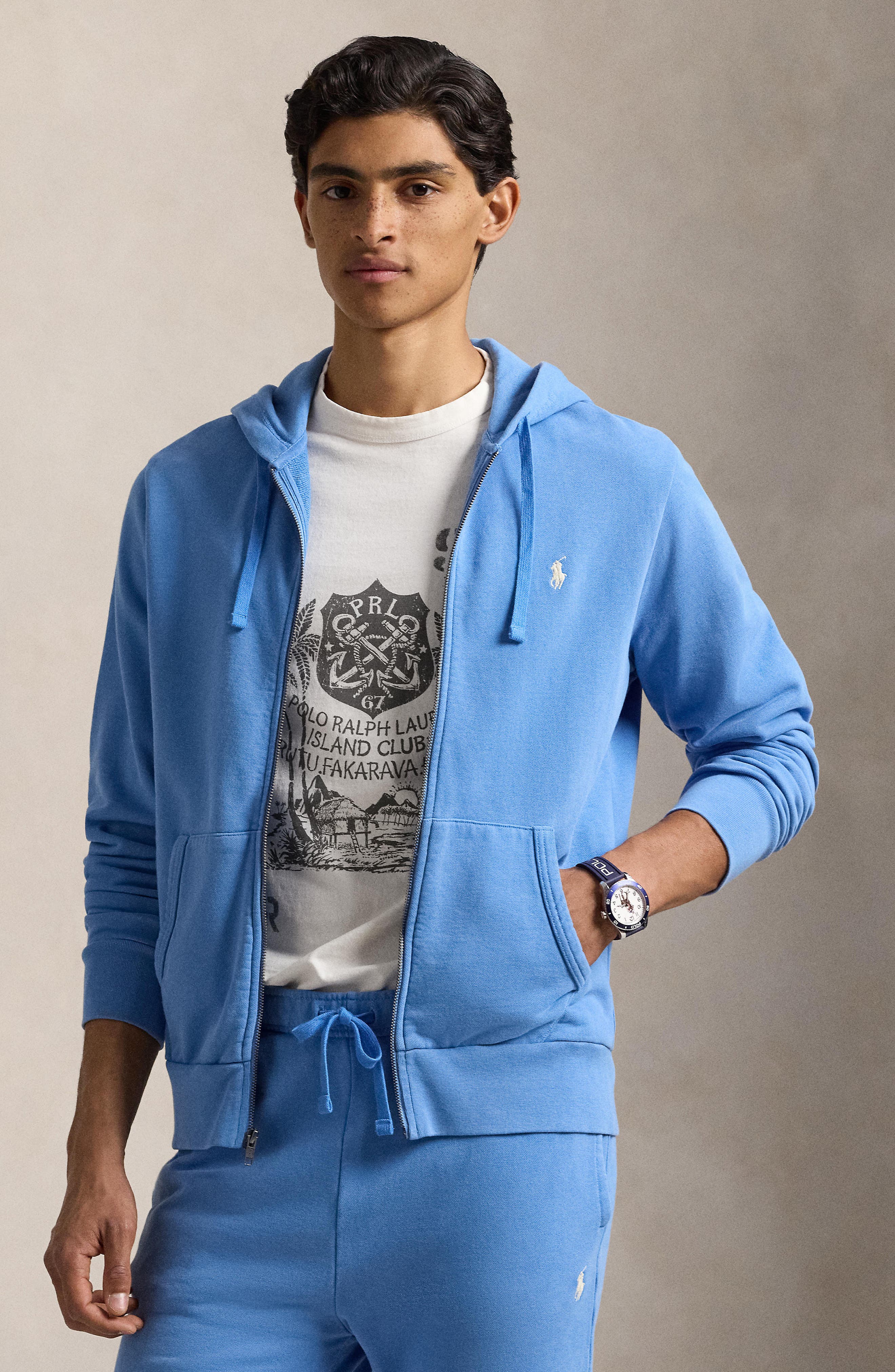 Polo Ralph Lauren Cotton French Terry Zip Hoodie | Nordstrom