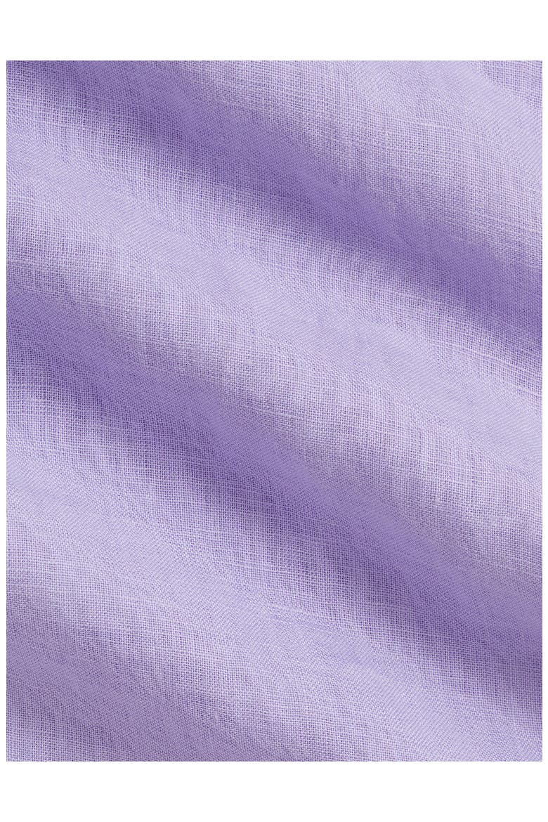 Classic Fit Short Sleeve Linen Button-Down Shirt, Alternate, color, SKY LAVENDER