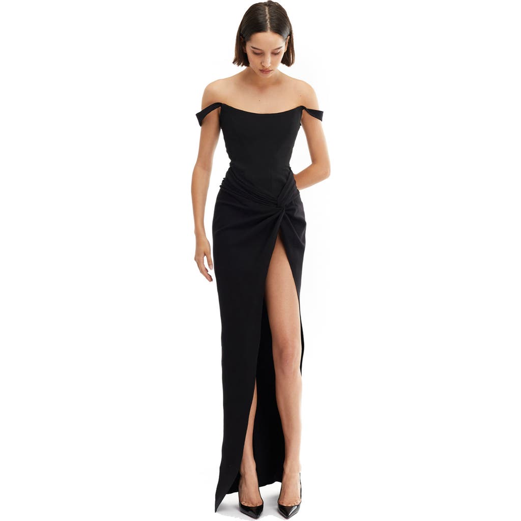 Mother Of All Olive Maxi Dress In Black